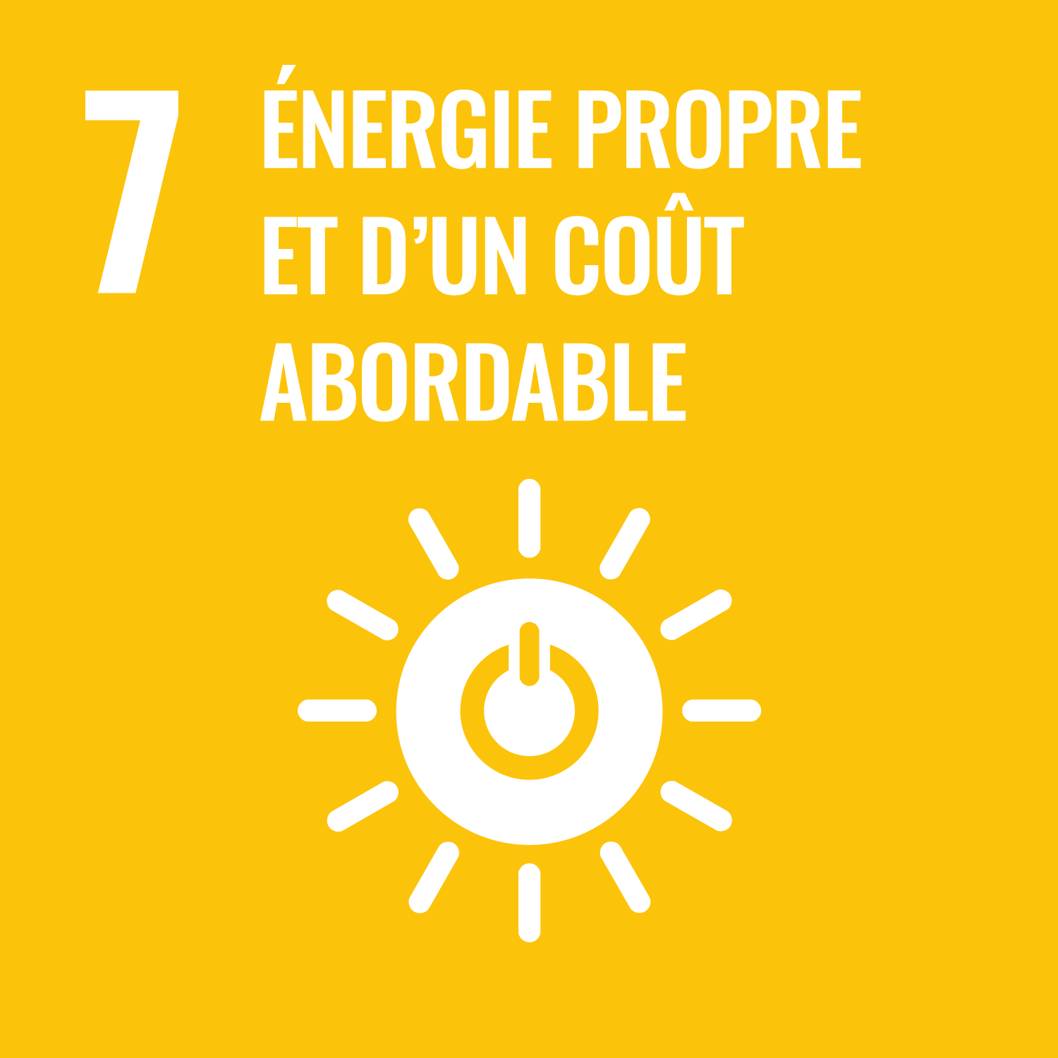 Objectifs de Développement Durable n°7